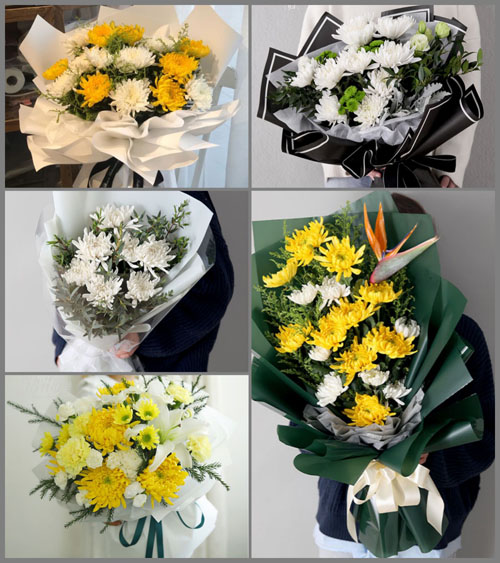 四川成都崇州市锦江乡白马社区白事花束代送